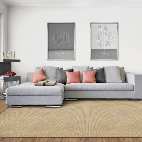 Tapete Chevron 04/32 Trigo 2,00x2,90M São Carlos