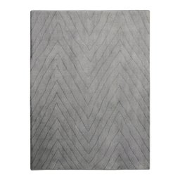 Tapete Baraka 04/77 Prata 1,50x2,00m São Carlos - 2