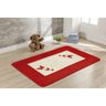 Tapete para Quarto Infantil de Menina Borboletas Vermelho - 1