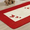 Tapete para Quarto Infantil de Menina Borboletas Vermelho - 2