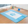 Tapete Infantil para Quarto de Menino Coroa Real Azul Claro - 1