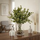 Ver mais imagens de Kit 7 Buquês de Eucalipto Artificial 40cm com 6 Hastes – Arranjo Decorativo Natural