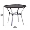 Ver imagem 2 de Mesa Emily com o Tampo Tramado em Alumínio para Área, Jardim Trama Original