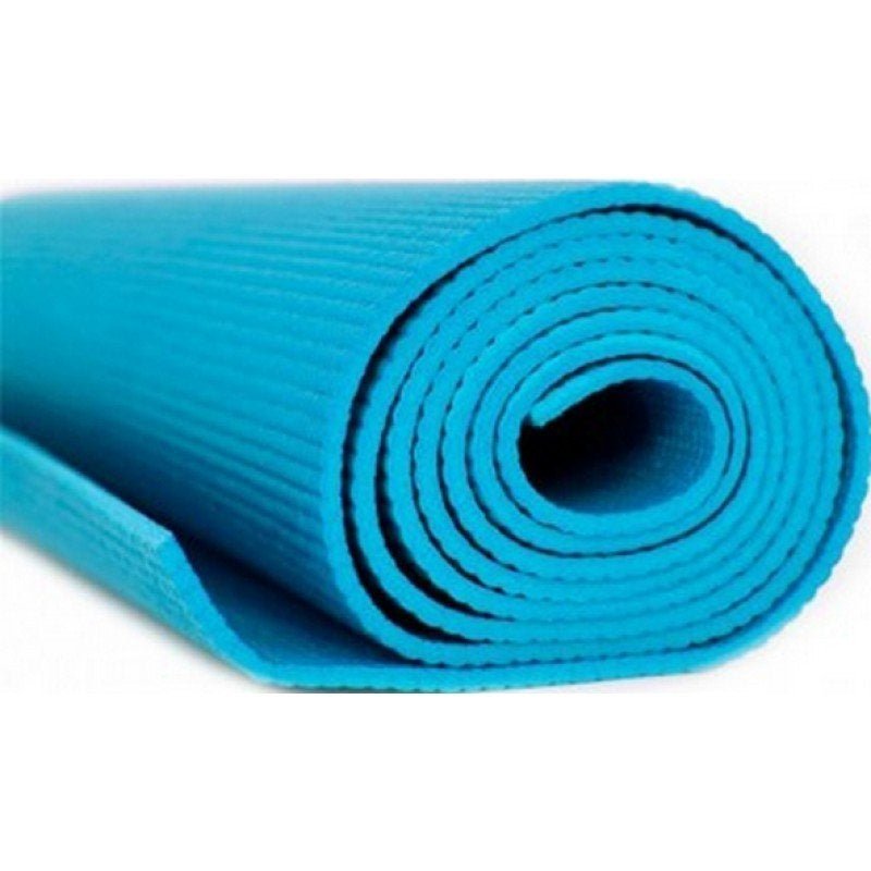 Tapete Colchonete de Yoga em EVA Simples Azul LiveUp LS3231B - 3
