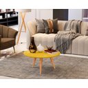 Ver imagem 1 de Mesa Mesinha Centro Dubai Amarelo
