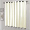 Cortina de Sala Quarto Creme Blackout 2 Metros Realce Sultan - 1