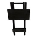 Ver imagem 4 de Kit 6 Mesa Bistro Dobrável Quadrada Preta