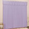 Cortina Isabella 4,00m x 2,70m -Tecido Gorgurinho- Lilás - 1