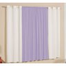 Cortina Carol 4,00m x 2,80m - Tecido Malha Gel - Lilás - 1