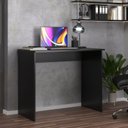 Ver imagem 1 de Mesa Escrivaninha Escritório Compact 90 cm Preto
