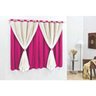 Cortina 2.00x1.70m Malha e Voal com Ilhos - Pink - 1