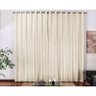 Cortina Varão Voil xadrez Pérola 3,00x2,60 Blackout Tecido - 1