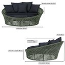 Ver imagem 2 de Chaise Hungria Pintura Marrom Corda Náutica E12 Trama Verde