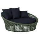 Ver imagem 1 de Chaise Hungria Pintura Marrom Corda Náutica E12 Trama Verde