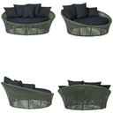 Ver imagem 5 de Chaise Hungria Pintura Marrom Corda Náutica E12 Trama Verde