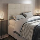 Ver imagem 2 de Cabeceira Stambul Para Cama Box King 195 cm Suede - D’Rossi - Bege