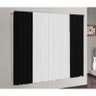 Cortina Versátil 4.00x2.50m - Preto e branco - 1
