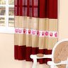 Cortina para Quarto Infantil 2,00m X 1,60m Lollipop Vinho - 2