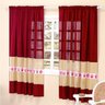 Cortina para Quarto Infantil 2,00m X 1,60m Lollipop Vinho - 1