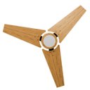 Ver imagem 2 de Ventilador de Teto Com Controle Remoto Natuvent Callis Led 3 Pás Madeira Freijó 3000k Branco Quente