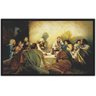 Quadro Decorativo Santa Ceia Jesus Cristo Apóstolos 100x60cm - 1