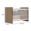 Ver imagem 5 de Jogo de Quarto Infantil Labirinto com Cômoda e Berço 4 Gavetas MDP-MDF Rústico