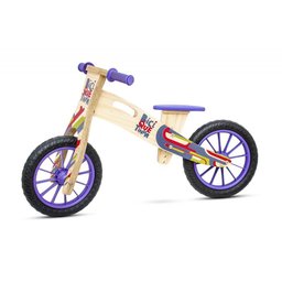Bicicleta De Equilíbrio De Madeira Coloridinha BiciQuétinha - 1