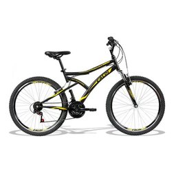Bicicleta Caloi Andes Aro 26 Freio V-brake Cor Preto Amarelo - 1