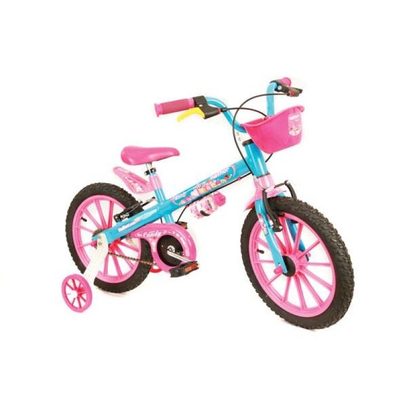 Bicicleta Infantil com Rodinhas - Aro 16 - Princesas Disney - Nathor