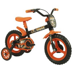 Bicicleta Aro12 Tk Preto E Laranja Track Bikes Arco Iris PO - 1