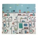 Ver imagem 1 de Tapete Infantil Atividades Dobrável 120x120cm Espessura 8mm Cidade