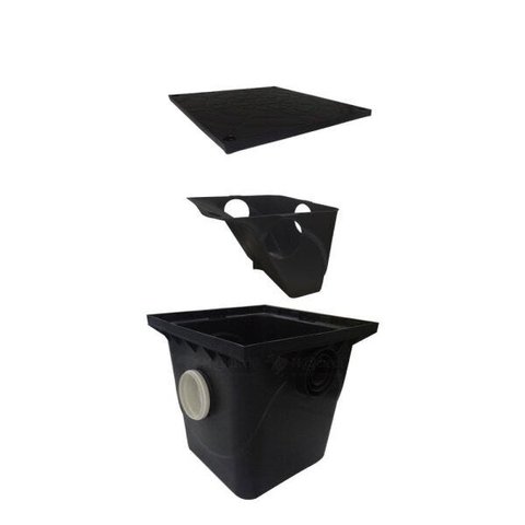 Caixa de Gordura 42 Litros com Cesto de Limpeza 41x41x41cm