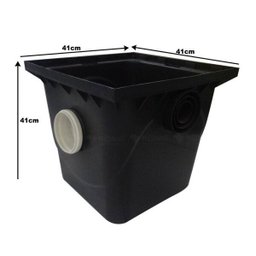 Caixa de Gordura 42 Litros com Cesto de Limpeza 41x41x41cm - 3