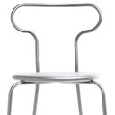 Ver mais imagens de Kit 4 Cadeiras Base Tubular Fixa Fantasminha Chef Branco/Prata