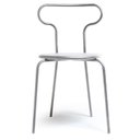 Ver imagem 7 de Kit 4 Cadeiras Base Tubular Fixa Fantasminha Chef Branco/Prata