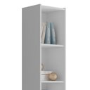 Ver imagem 3 de Estante Livreiro Janaina com Prateleiras Branco - Ajl Móveis