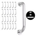Ver imagem 2 de Alça de Apoio Kit30uni Barra Inox Acessibilidade Banheiro