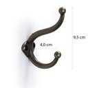 Ver imagem 2 de Cabide para Roupa Colonial Cabides Ganchos Duplos Ouro 4un.: Ouro Velho