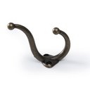 Ver imagem 1 de Cabide para Roupa Colonial Cabides Ganchos Duplos Ouro 4un.: Ouro Velho