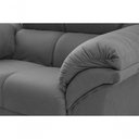 Ver imagem 5 de Conjunto Sofá Windsor Velut Cinza 3 e 2 Lugares 2,04m e 1,59m - King House