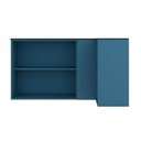 Ver imagem 2 de Armário Aéreo Cozinha de Canto 2 Portas 100% Mdf Ph3083 Azul Orion - Édez