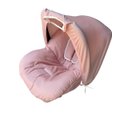 Ver imagem 4 de Capa para Bebê Conforto + Capota/ Protetor de Sol + Protetor de Cinto + Apoio de Corpo - Preto Liso: