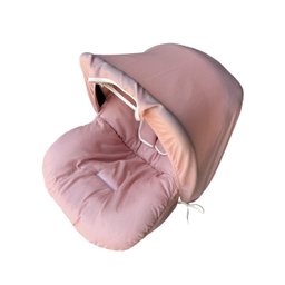 Capa para Bebê Conforto + Capota/ Protetor de Sol + Protetor de Cinto + Apoio de Corpo - Preto Liso: - 5