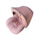 Ver imagem 5 de Capa para Bebê Conforto + Capota/ Protetor de Sol + Protetor de Cinto + Apoio de Corpo - Preto Liso: