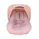 Ver imagem 1 de Capa para Bebê Conforto + Capota/ Protetor de Sol + Protetor de Cinto + Apoio de Corpo - Preto Liso:
