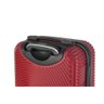 Mala de Bordo Abs para Viagem Viaggio Via-1920 Cadeado Integrado Rodas Duplas Giro 360 Vinho - 6