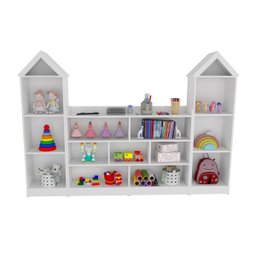 Organizador e Casinha Infantil Poliana 100% Mdf - 3