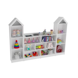 Organizador e Casinha Infantil Poliana 100% Mdf - 2