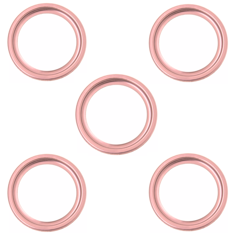 Kit C/5 Porta Grelha Ralo Redondo 15x15 Suporte Inox Rose