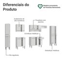 Ver mais imagens de Armário de Cozinha Completa 325cm Branco Emilly Madesa 06